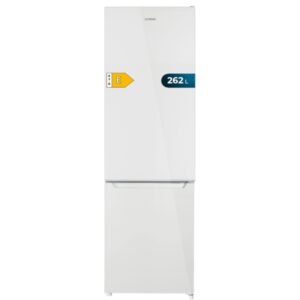 cecotec bolero coolmarket combi 262 white e frigorifico combi capacidad 262l luz led defrost bandejas interiores de cristal control electronico clase e color blanco