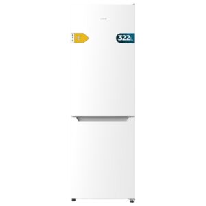 cecotec bolero coolmarket combi 322 white e frigorifico combi capacidad 322l temperatura regulable cajon para carne y pesado cajon humedad regulable clase e 60x185cm color blanco