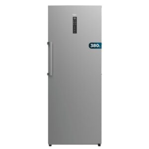 cecotec congelador bolero coolmarket uf 380 inox d congelador vertical convertible capacidad 380l luz led nofrost alarma de puerta abierta compresor inverter color acero