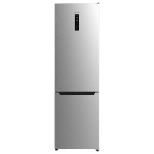cecotec bolero coolmarket combi 322 inox d frigorifico combi capacidad 322l modo vacaciones cajon para carne y pesado cajon humedad regulable clase d 185x60cm color acero