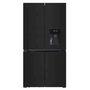 cecotec bolero coolmarket 4d 564 glass e frigorifico americano 4 puertas 564l total nofrost dispensador de agua congelacion ultrarapida frio envolvente clase e 183x91cm color negro