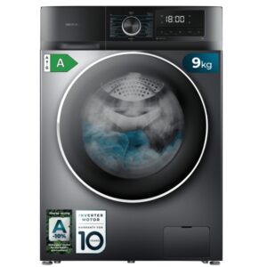 cecotec bolero dresscode 9500 inverter steel a lavadora de carga frontal capacidad 9kg velocidad 1400rpm seguro infantil display led motor inverter inicio programable color gris oscuro