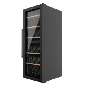 cecotec bolero grandsommelier duo 77000 black vinoteca para 77 botellas capacidad 193l silencioso 43db luz led pantalla led temperatura regulable compresor de enfriamiento color negro