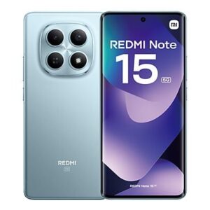 xiaomi redmi note 15 5g smartphone pantalla 6.77" 8gb 256gb camara principal 108mp bateria 5520mah color azul