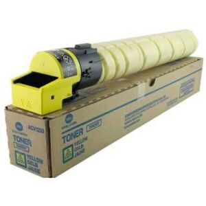 konica minolta tn626y amarillo cartucho de toner original acv1250/tn626y