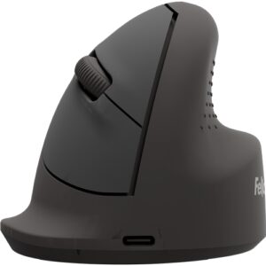 fellowes breyta raton inalambrico ergonomico vertical 1600ppp tamaño mediano bluetooth y conexion por cable certificado por fira uso diestro color negro