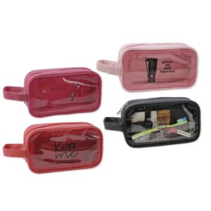 lagart make up neceser con ventana transparente asa de transporte fabricado en pvc medidas 22x18x8cm diseños surtidos