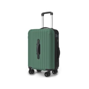 lagart smart maleta trolley de cabina rigida 20” 55x34x20cm asa frontal para manejo en distintas situaciones cierre tsa ruedas dobles 360º color verde