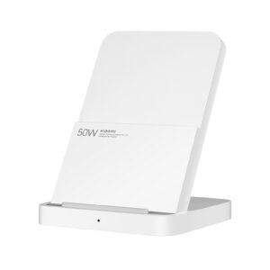 xiaomi 50w wireless charging stand pro cargador inalambrico hypercharge 50w soporte inclinado ergonomico ventilacion activa silenciosa compatible con qi carga rapida para xiaomi / iphone / samsung color blanco