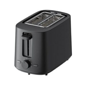 xiaomi toaster tostadora 930w ranura ancha 35 mm 6 niveles de tostado funcion descongelar y recalentar rejilla plegable tipo mini horno bandeja recogemigas material apto para alimentos color negro