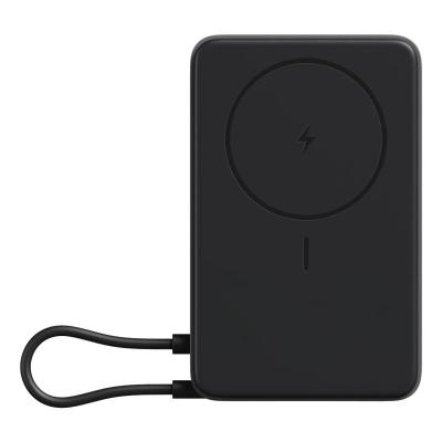 xiaomi magnetic power bank 10000 con soporte integrado carga inalambrica magnetica 20w max usb c bidireccional 5900 mah / 37 wh pantalla integrada diseño compacto color gris