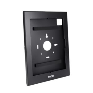 tooq marco antirrobo con cerradura de seguridad para tablets de 12.4" a 13" vesa 75x75
