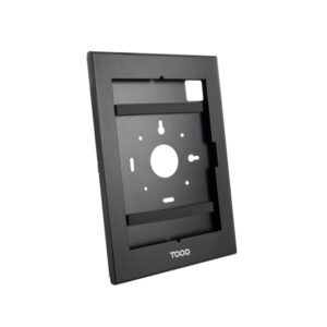 tooq marco antirrobo con cerradura de seguridad para tablets de 11" vesa 75x75