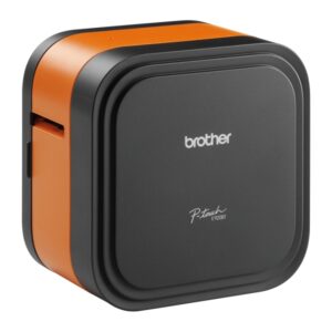 brother pt e920bt rotuladora electronica bluetooth 360 x 360 dpi ancho max. de cinta 36mm velocidad de impresion 20mm/s color negro/naranja