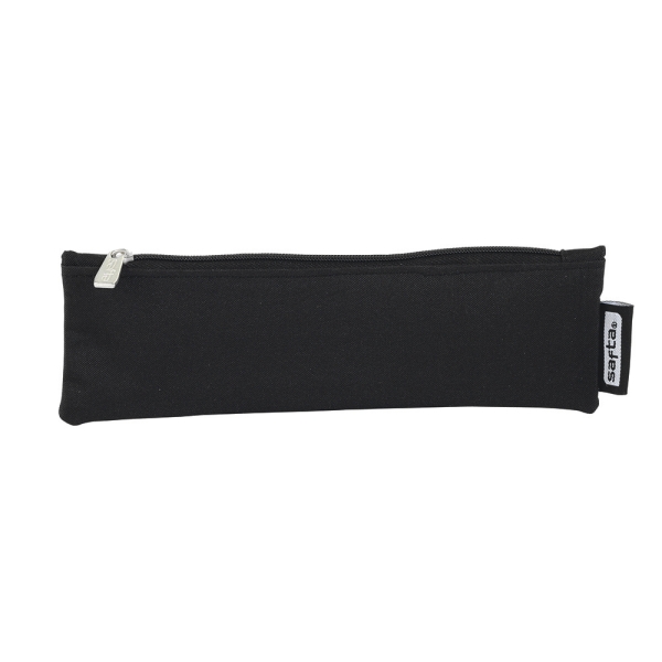 safta portatodo cremallera 200x60mm color negro