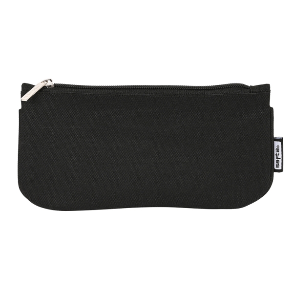 safta portatodo cremallera 0.25l ligera portatil 230x10x110mm color negro