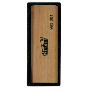 safta borrador para pizarra fieltro de alta calidad ergonomico limpieza efectiva mango de madera 110x45x35mm color madera claro