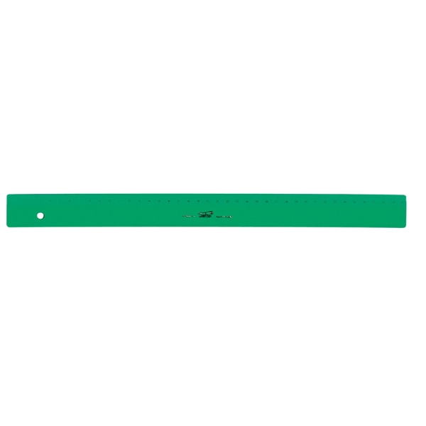 safta regla de 40cm graduada color verde