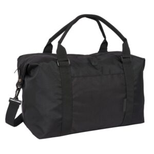 safta f.c.barcelona premium bolsa de deporte bandolera ajustable bolsillo frontal interior forrado cremalleras en 2 direcciones bolsillos internos color negro