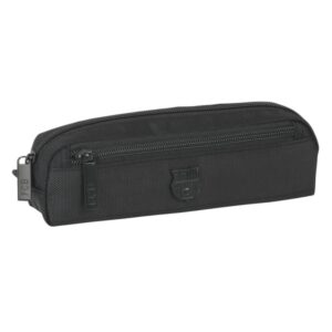 safta f.c.barcelona premium portatodo cremallera bolsillo frontal 0.5l 210x40x60mm color negro