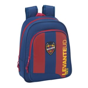 safta levante u.d. mochila infantil adaptable a carro hombreras acolchadas bolsillo frontal asa superior compacta y ligera 9l 270x100x330mm color rojo y azul