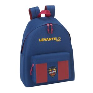 safta levante u.d. mochila bolsillo frontal hombreras acolchadas doble tirador en cremallera asa superior 18l 330x150x420mm color rojo y azul