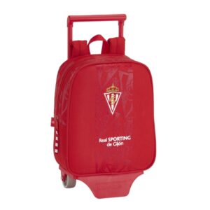 safta real sporting de gijon corporativa mochila con carro tarjeta id asa superior mochila extraible material resistente 6l 220x100x270mm color rojo