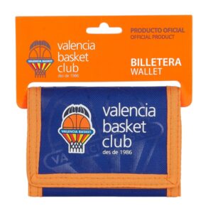 safta valencia basket billetera cabecera para colgar cierre con velcro multiples compartimentos bolsillo para monedas 125x10x95mm color azul oscuro
