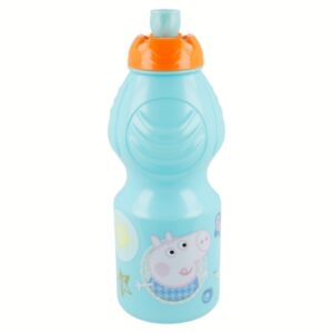 safta peppa pig botella de 400ml tapon antigoteo banda antideslizamiento color azul