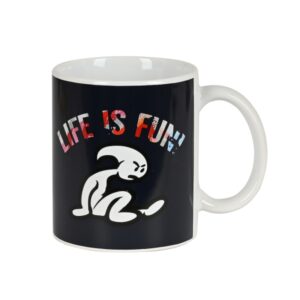 safta el niño life is fun taza ceramica de 350ml 80x95mm color blanco