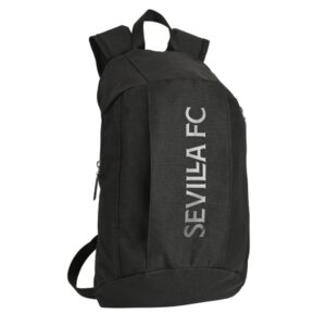 safta sevilla fc teen mini mochila hombreras acolchadas asa superior 8.5l ligera y practica 220x100x390mm color negro