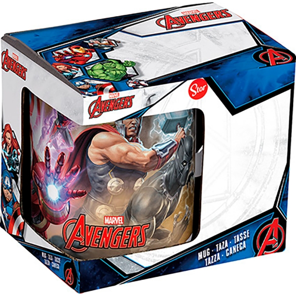 safta avengers infinity taza ceramica de 325ml apta para lavavajillas apta para microondas 1.7x8.7x10cm multicolor
