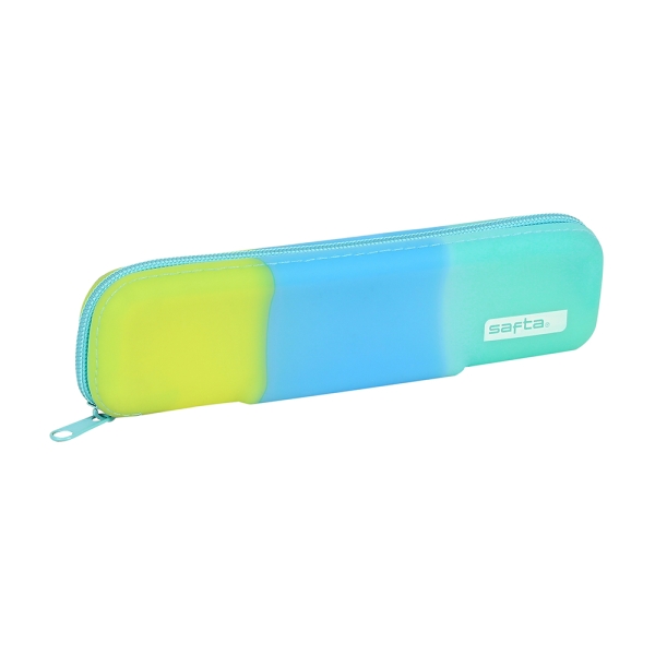 safta portatodo cremallera silicona capacidad de 0.25l 200x20x55mm multicolor
