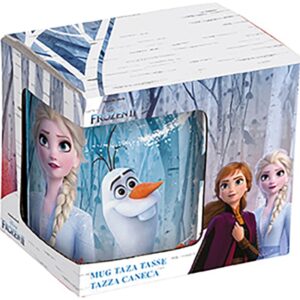 safta frozen believe taza ceramica de 325ml 117x87x100mm multicolor