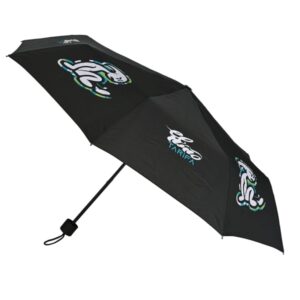 safta el niño green bali paraguas manual de 98cm 8 paneles asa y punta de pvc poliester nervios de acero de 8mm cordon color negro