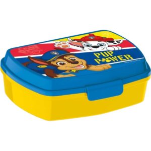 safta paw patrol pups rule sandwichera pvc sin bpa rectangular color azul