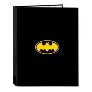 safta batman game over carpeta con 4 anillas 25mm tapas duras forradas formato folio 265x40x330mm color negro