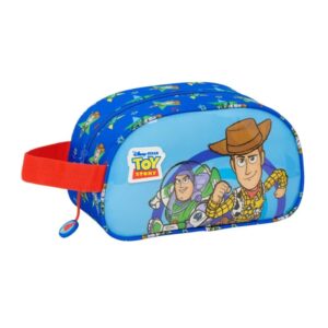 safta toy story good vibes neceser de 5l cremallera asa lateral adapatable a carro 260x120x150mm color azul