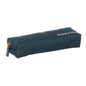 safta harper and neyer portatodo cremallera goma elastica 0.53l 220x70x40mm color azul marino