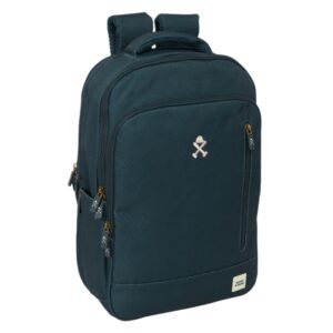 safta harper and neyer mochila para portatil hasta 15.6" interior acolchado conector usb ergonomica capacidad 19.15l 290x150x440mm color azul marino