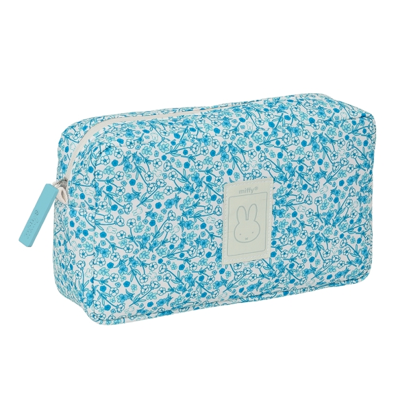 safta miffy mum garden neceser de 4.05l compartimento con cremallera repele el agua facil de limpiar ideal para viajes 280x90x160mm color azul claro