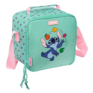 safta stitch ice cream bolsa isotermica porta alimentos 4.4l cremallera interior forrado de aluminio bandolera ajustable repelente al agua asa superior 200x150x200mm color menta