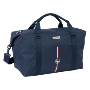 safta el ganso eclipse bolsa de deporte bandolera ajustable bolsillo frontal interior forrado cremalleras bidireccionales bolsillos internos 43.35l 500x220x290mm color azul marino