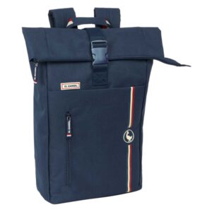 safta el ganso eclipse mochila para portatil hasta 15.6" cremallera interior acolchado correas ergonomicas asa forrada 15.3l 280x130x420mm color azul marino