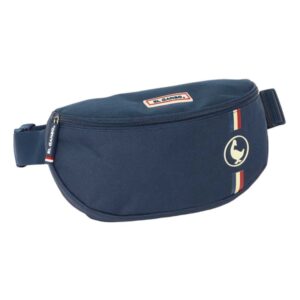 safta el ganso eclipse bolsa de cintura cintas ajustables 2.9l 230x90x140mm color azul marino