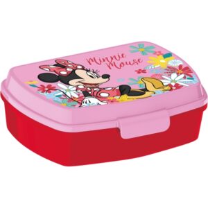 safta minnie mouse naive sandwichera pvc sin bpa rectangular color rosa