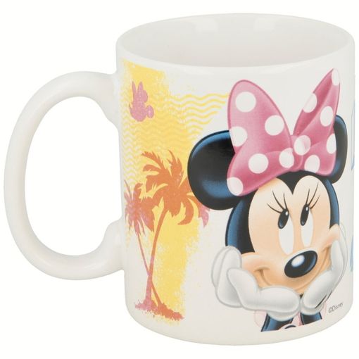 safta minnie mouse naive taza ceramica de 325ml apta para lavavajillas apta para microondas color blanco