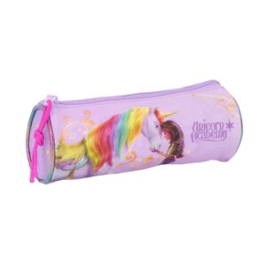 safta unicorn academy portatodo tirador facil de abrir 1l 200x70x70mm color rosa