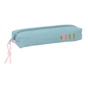 safta wicked portatodo cremallera goma elastica 0.53l 220x70x40mm color turquesa