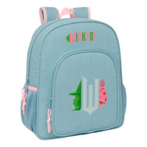 safta wicked mochila adaptable a carro portabotellas doble tirador en cremallera hombreras ergonomicas y acolchadas asa de mano superior 15l 320x120x380mm color turquesa